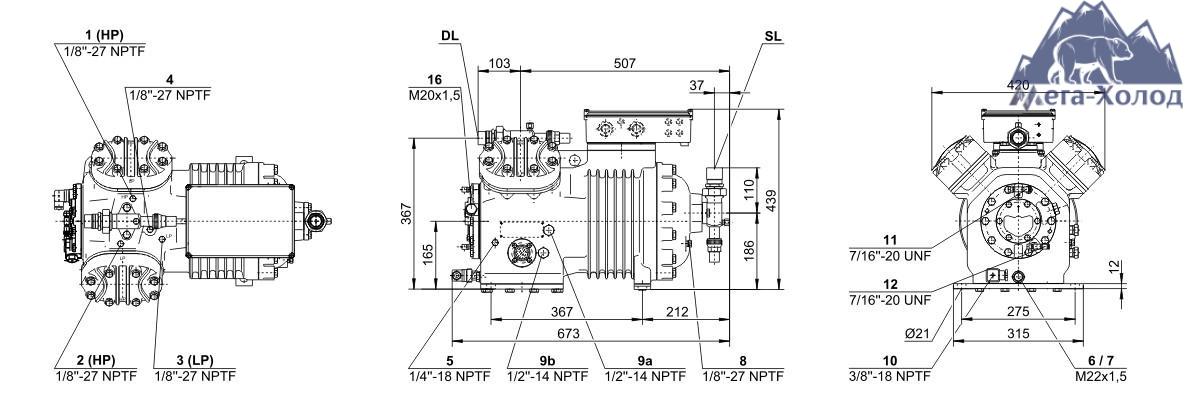 схема Bitzer 4T-8.2Y