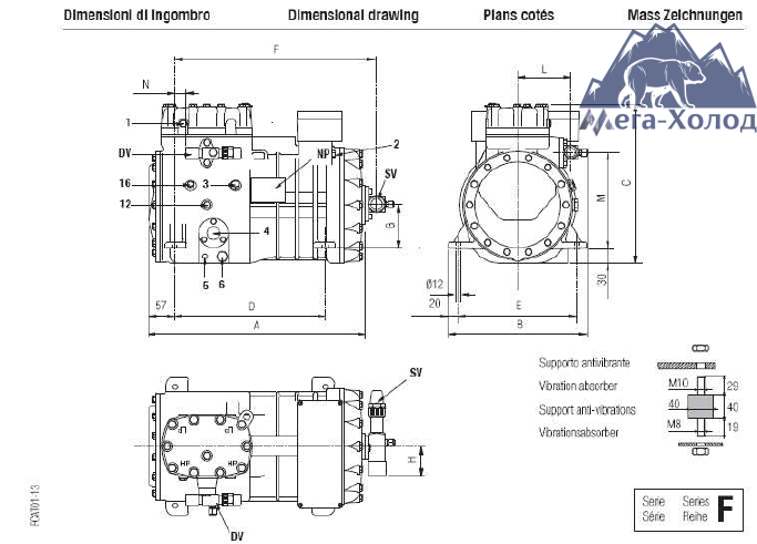 схема Frascold F4-19Y