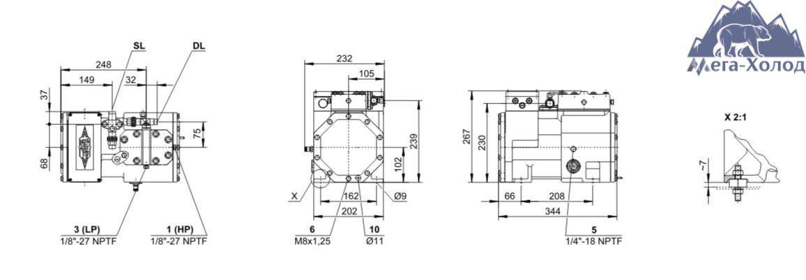 схема Bitzer 2FC-3.2Y
