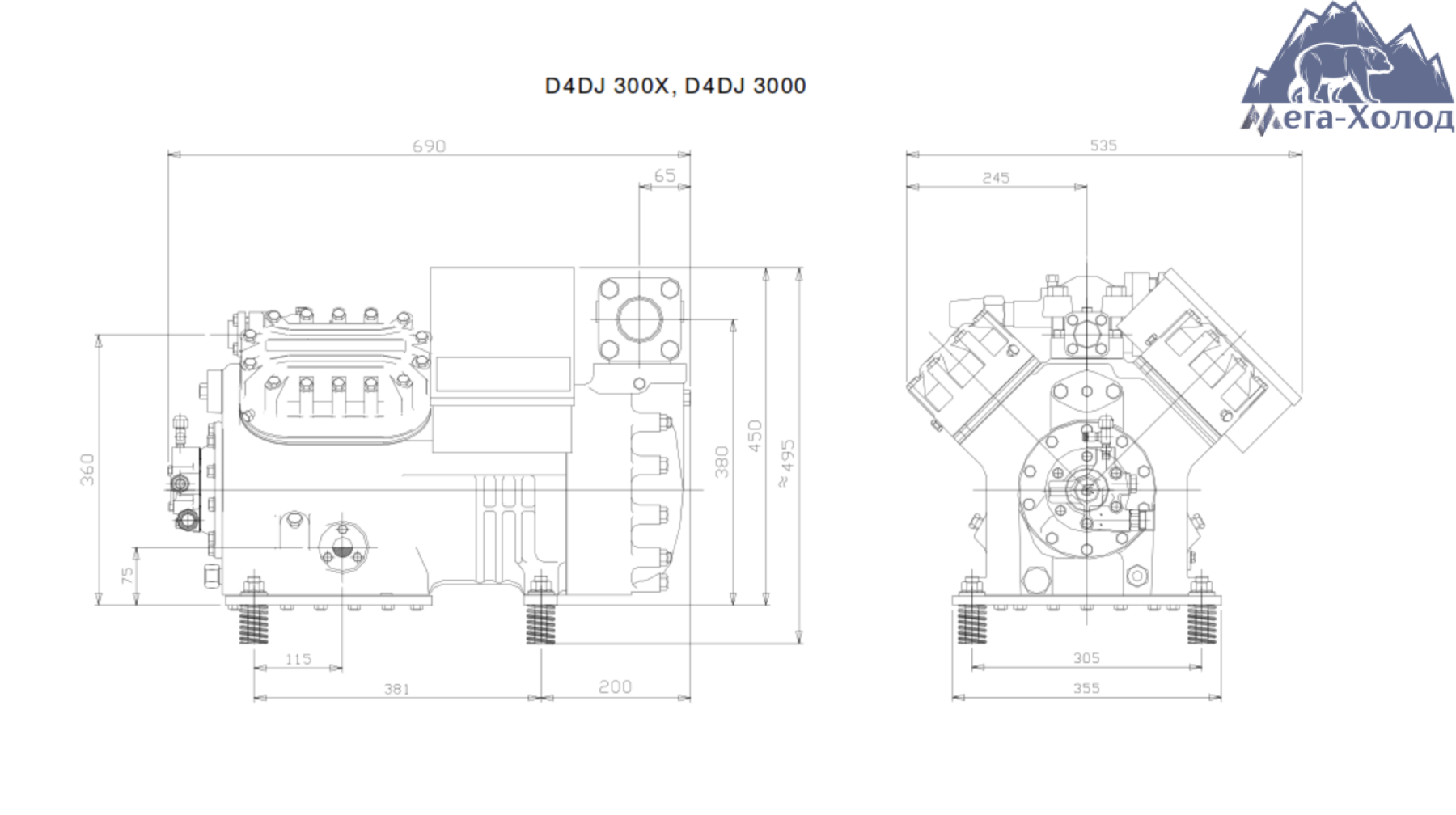 схема Copeland D4DJ5-300X
