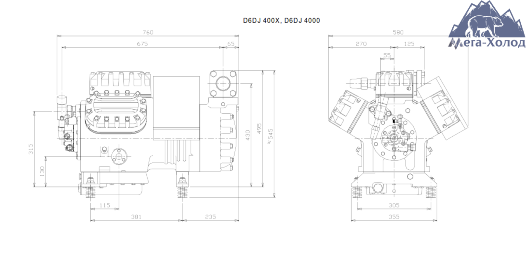 схема Copeland D6DJ3-4000